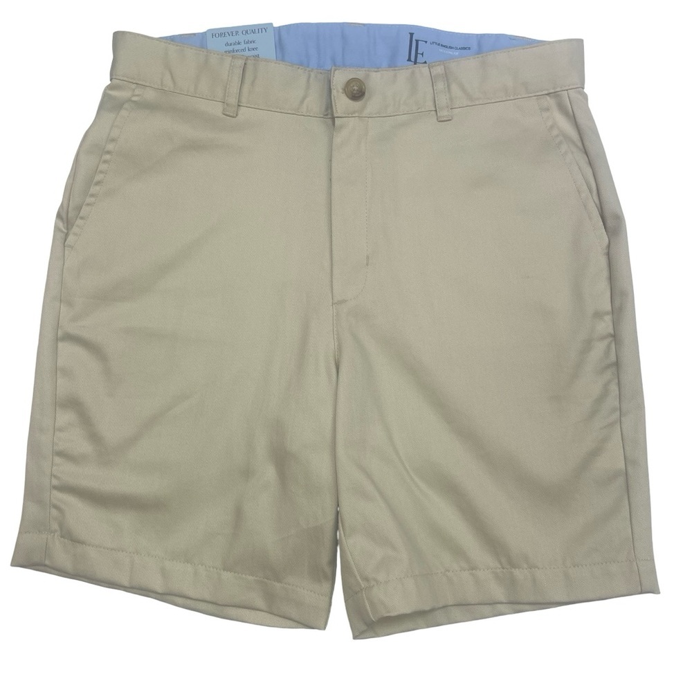 NWT Little English Pebble Twill Flat Front Shorts 12